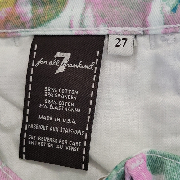 7 foa all mankind floral shorts - Picture 5 of 5